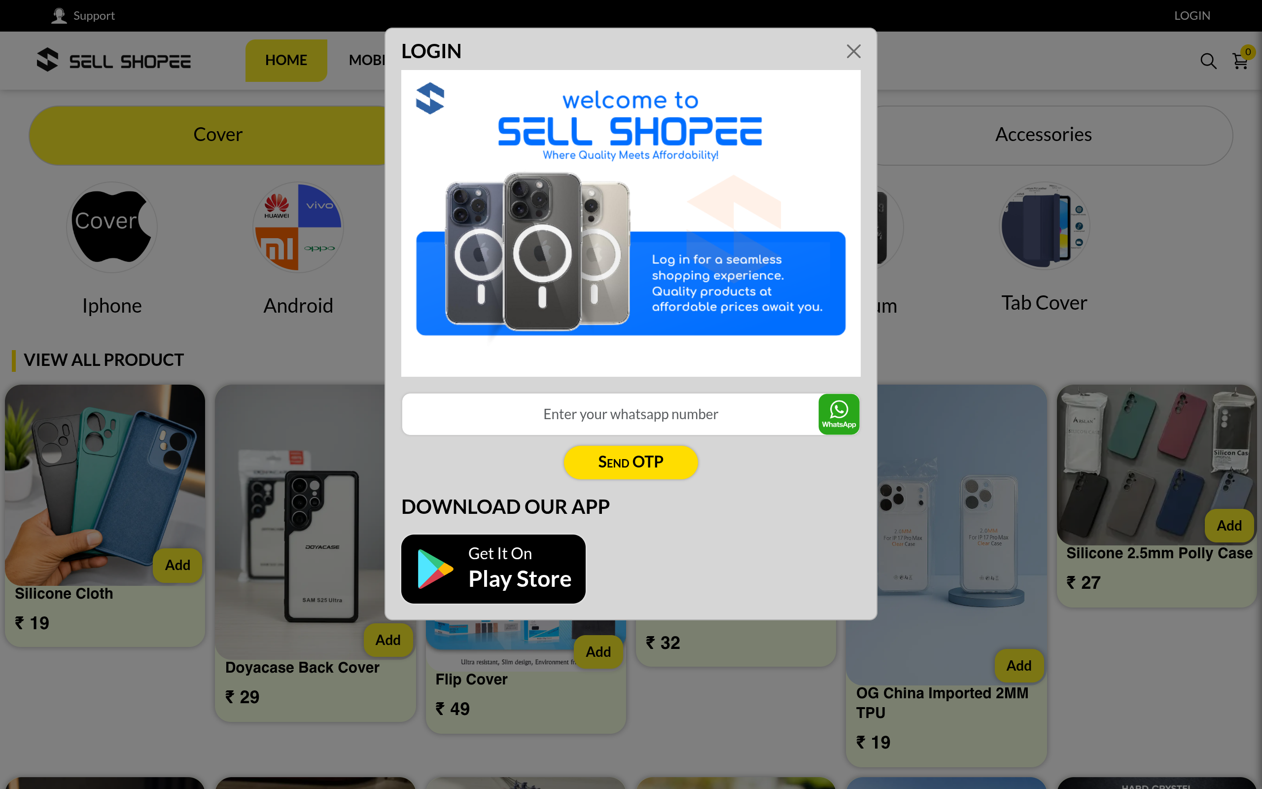 Sell Shopee preview